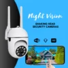Shaking Head Security Cameras  Wifi Mini Camera Wireless Surveillance Camera Baby Monitor Detection Night Vision Security Protection
