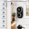 Tuya front door Bluetooth electronic smart lock  fingerprint lock  keyless entry lock  smart digital lock with Bluetooth and APP control  easy to tall  black
