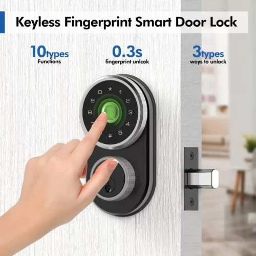 cn-11134207-7r98o-m0cp2wr5cqtja7.webp Tuya front door Bluetooth electronic smart lock fingerprint lock keyless entry lock smart digital lock with Bluetooth and APP control easy to tall black