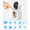 Smart CCTV Camera Video Call with 2 20 cm IPS Screen One Click Call Video Intercom Camera wifi connect 360 two way audio auto tracking night vision Baby Monitor