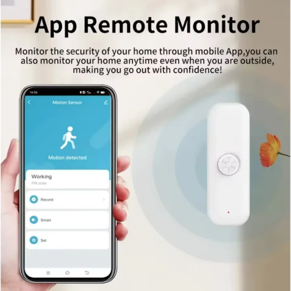 Tuya WiFi Smart PIR Sensor Human Body Infrared Motion Detector Home Security Scene Linkage Via Alexa Google Home