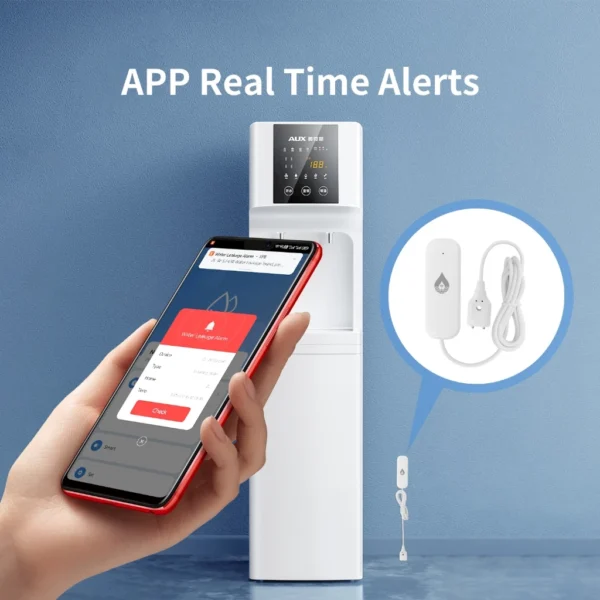 Tuya WiFi water leakage sensor smart home water leakage detector flood alert overflow security protection