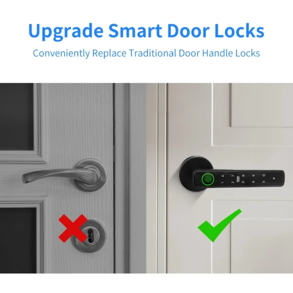 cn-11134207-7ras8-mcagtjui01sd8f.webp Tuya Bluetooth APP Smart Fingerprint Door Lock With Password Mechanical Key Unlocking For Wooden Door Single Handle Smart life