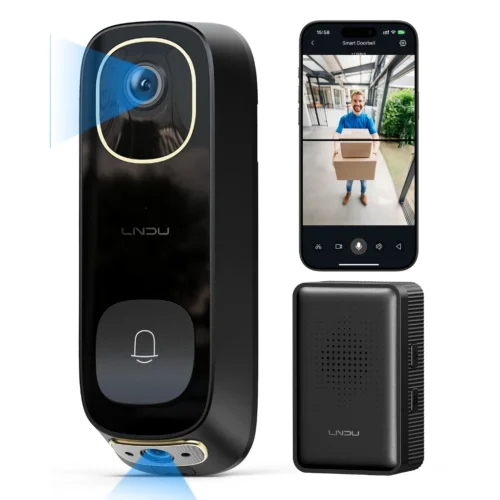 VD05 LNDU 2K Video Doorbell Wireless Dual Camera AI Detection Color Night Vision 16GB eMMC Waterproof Visual Door Bell
