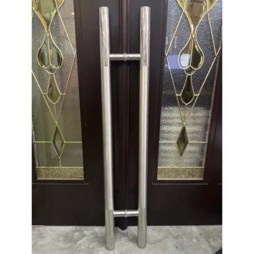 Stainless Steel Pull handle Set 600mm 900mm   Mortise Roller Lock Untuk Pintu Kayu For Wooden Door