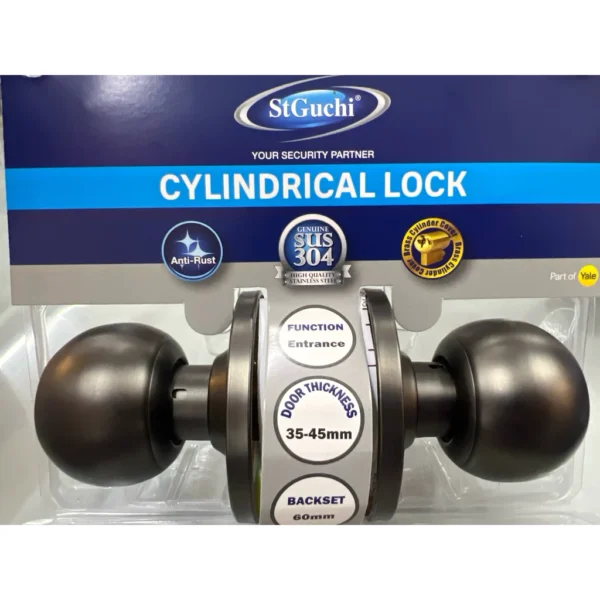 my-11134207-7ras9-mcj0iegdcz6d16.webp St Guchi Door Knob lock High Quality Approved by SIRIM Malaysia Lock bulat untuk Pintu Rumah Bilik Office Lock