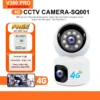 V380 Pro Dual Lens 5MP Wireless CCTV Camera 4G Wifi Sim Card 360  Connect to Cellphone Night Vision Using