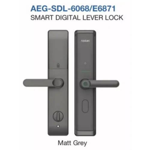 AEGLOC Smart Lever Mortise Lock Fingerprint  PIN code  RFID card  Mechanical key  Bluetooth App
