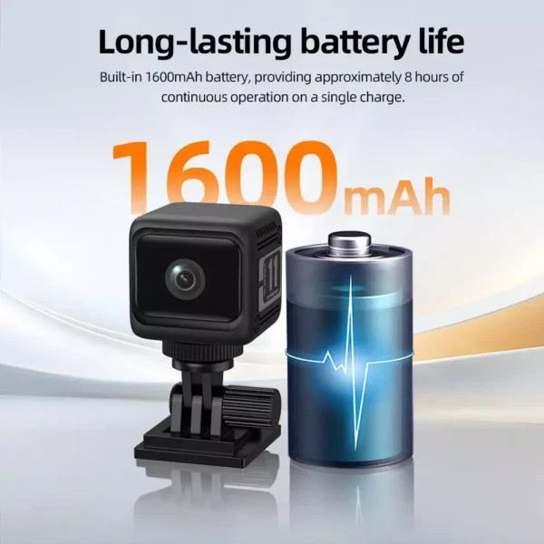 sg-11134201-8225i-mhllxn0jirr5d4.webp Outdoor Indoor Mini WiFi Security Camera 1080P Battery 1600mAh Camera Wireless Connectivity Remote Monitoring Camera HD Motion Detection Real time Alarm Surveillance Cam