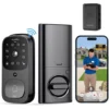 ARPHA Fingerprint Smart Door Lock   Keyless Entry Door Lock  Built in WiFi Deadbolt with Keypad  APP Remote Control  Easy tallation  AL501