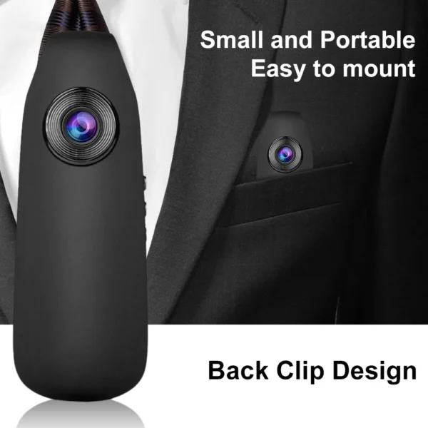 YGREY Mini Body Camera 1080P HD Portable Video Recorder               Motion Detection Pocket DV
