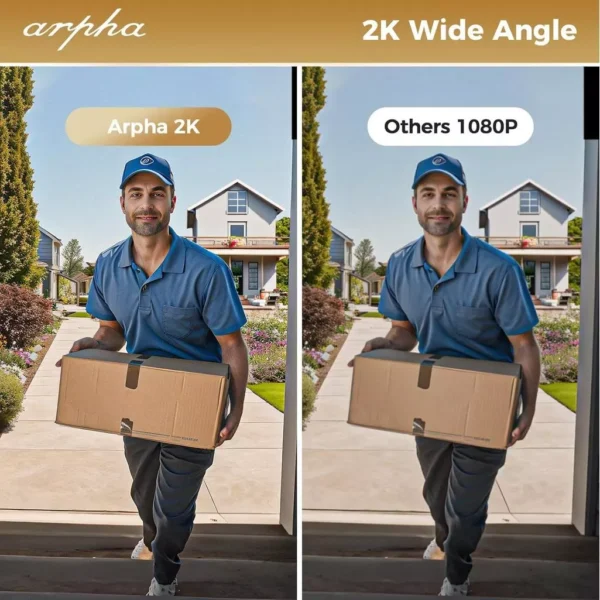 ARPHA Fingerprint Smart Door Lock   Keyless Entry Door Lock  Built in WiFi Deadbolt with Keypad  APP Remote Control  Easy tallation  AL501